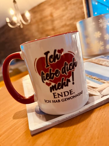 Customer photo review of Tasse - Ich liebe dich mehr
