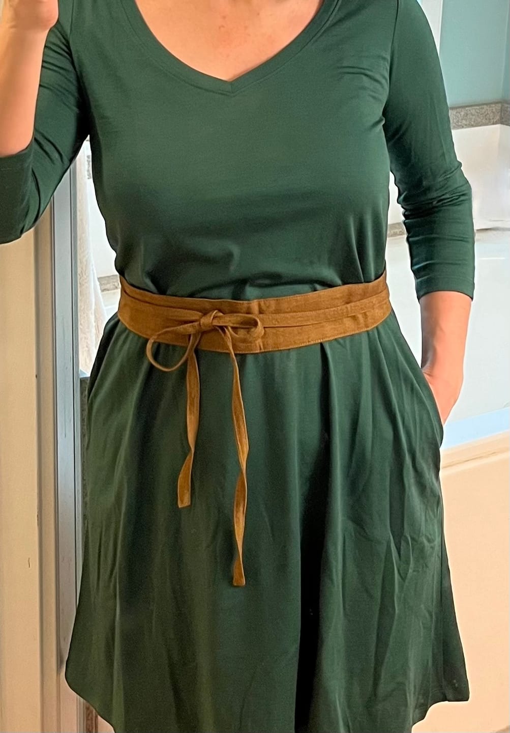 Customer photo review of NEW! Wool Obi Wrap Belt