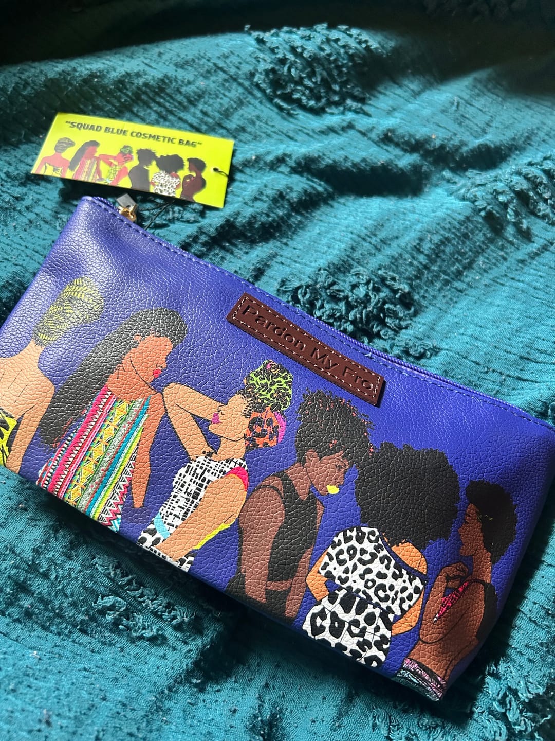 Customer photo review of Squad Royal Blue Cosmetic Bag