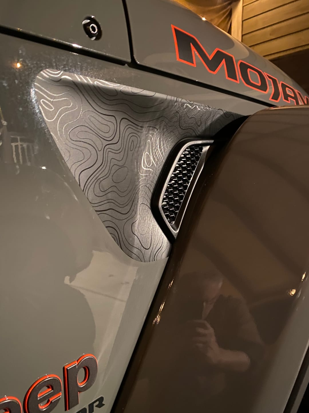 Customer photo review of Premium Fender Vent Decal Set | Black Topo - fits Wrangler JL & Gladiator JT