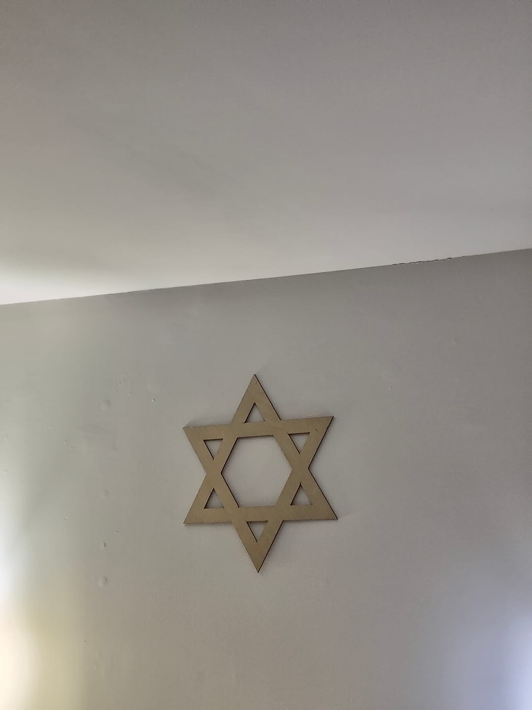 Customer photo review of Unfinished Wood Star of David Israel Shape - Hanukkah - Craft - up to 24" DIY