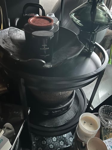 Customer photo review of Carro tres niveles 30 | METAL BLACK