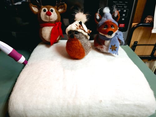 Customer photo review of Wool Mat - Slight Seconds