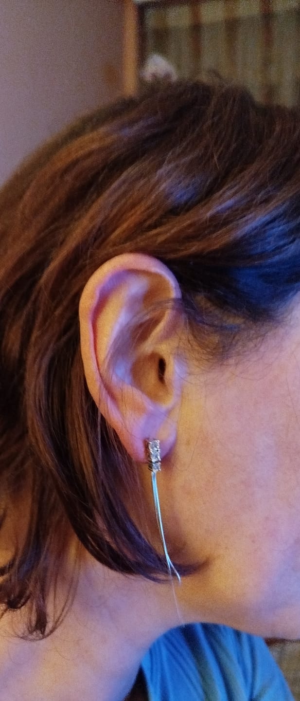 Customer photo review of Pendientes Trasnocho
