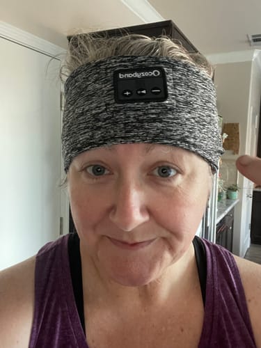Customer photo review of CozyBand Wireless Headphones