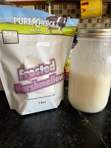 Customer photo review of Whey Protein Isolate Flight   Try all 5 flavors!