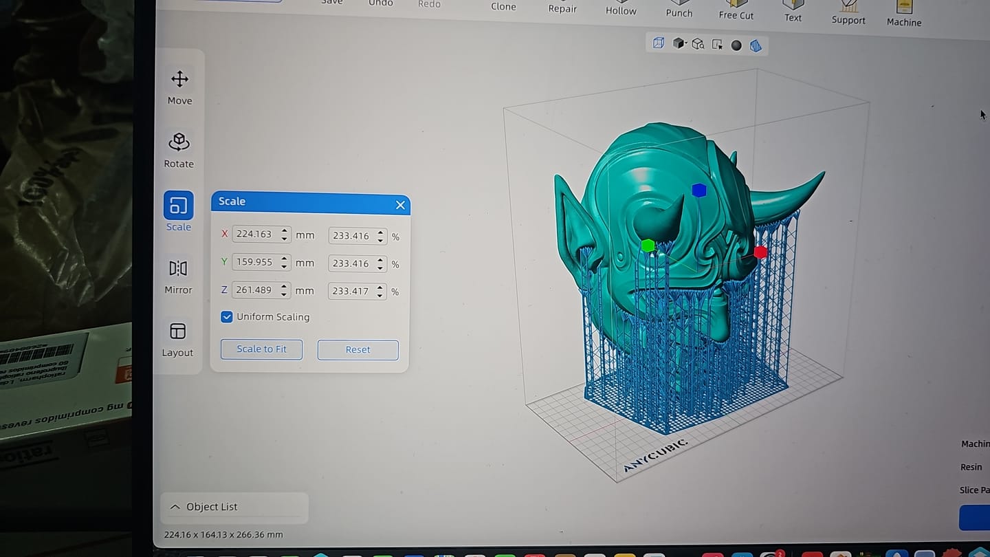 Customer photo review of Anycubic Photon Mono M7 Max