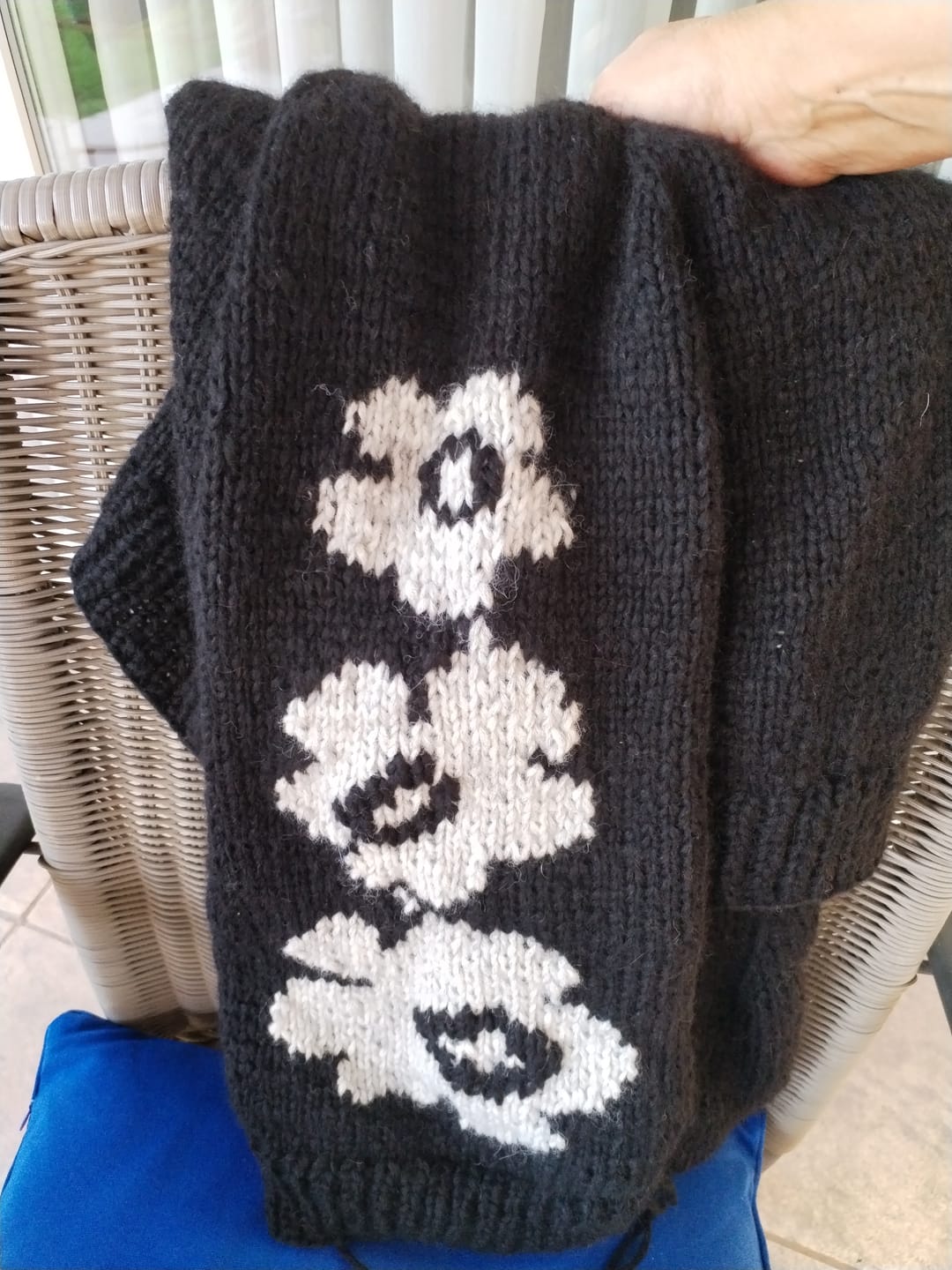 Customer photo review of Snefnug  (55% Baby Alpaca / 35% Algodón / 10% Lana Merino Extra Fina)