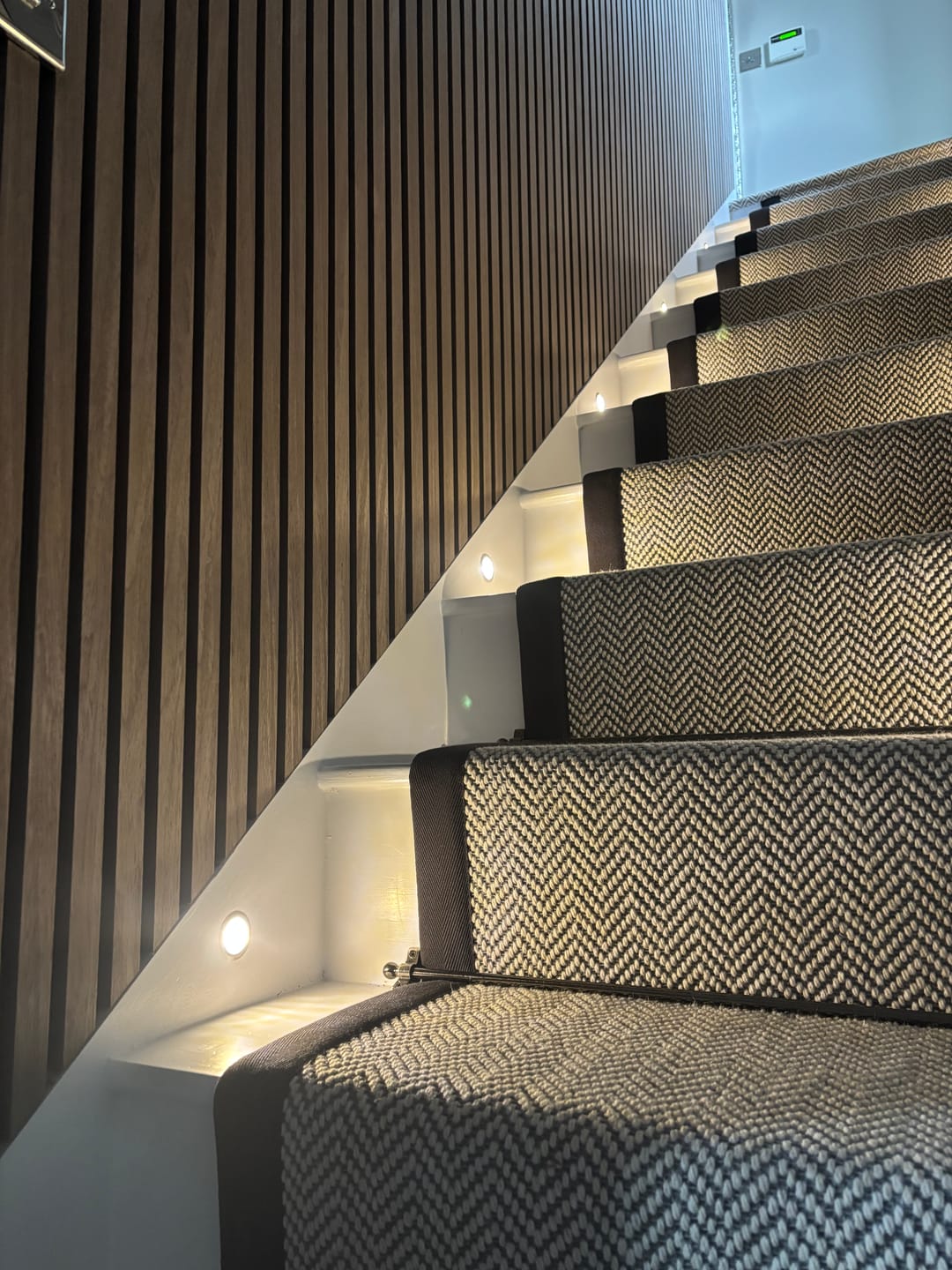 Customer photo review of Wooden Wall Panel | Walnut | Premium 3-sided Wood Veneer