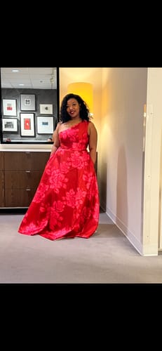 Customer photo review of cassandra gown