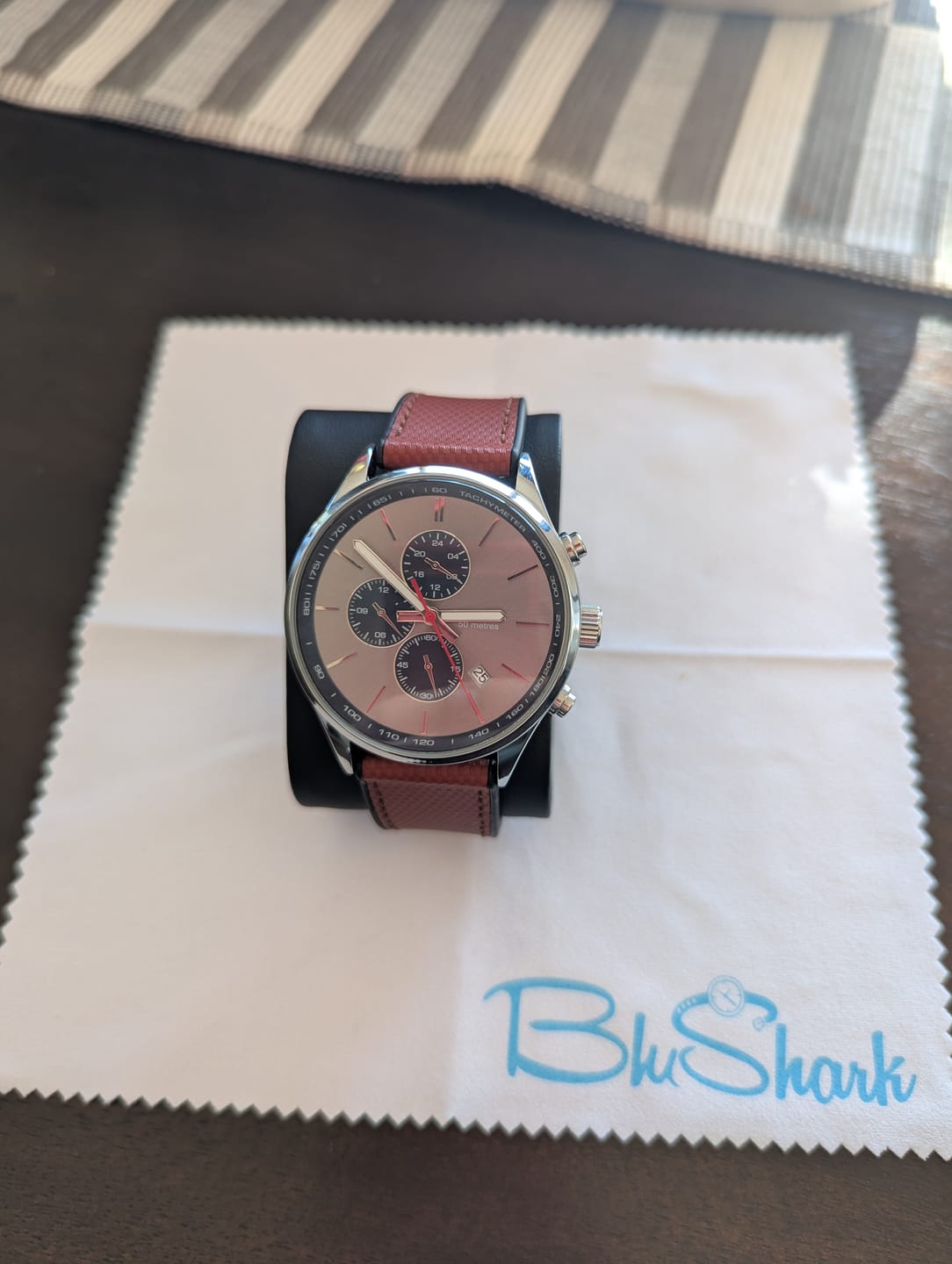 Customer photo review of Leather & Rubber - Red