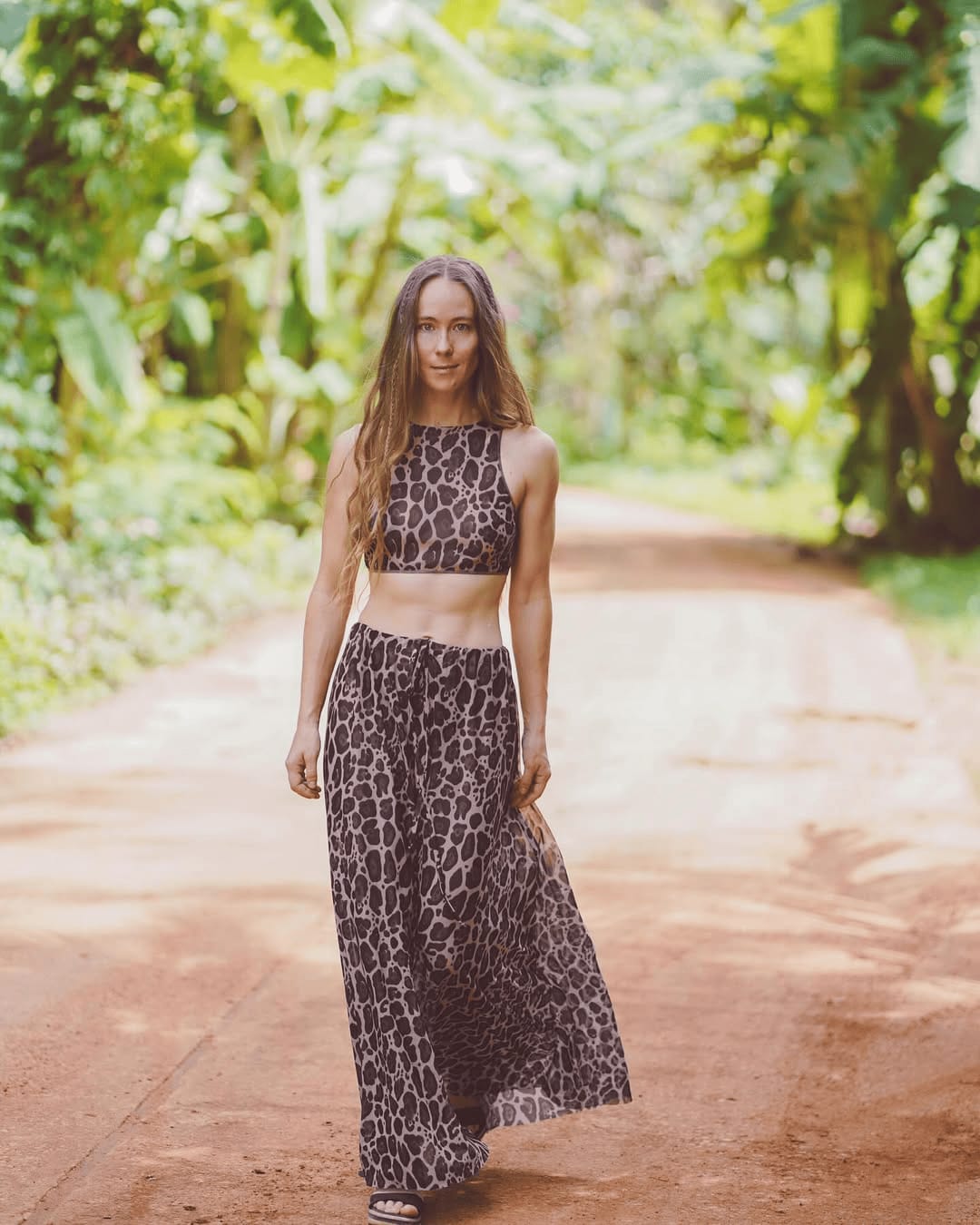 Customer photo review of Tan Through Beach Skirt
