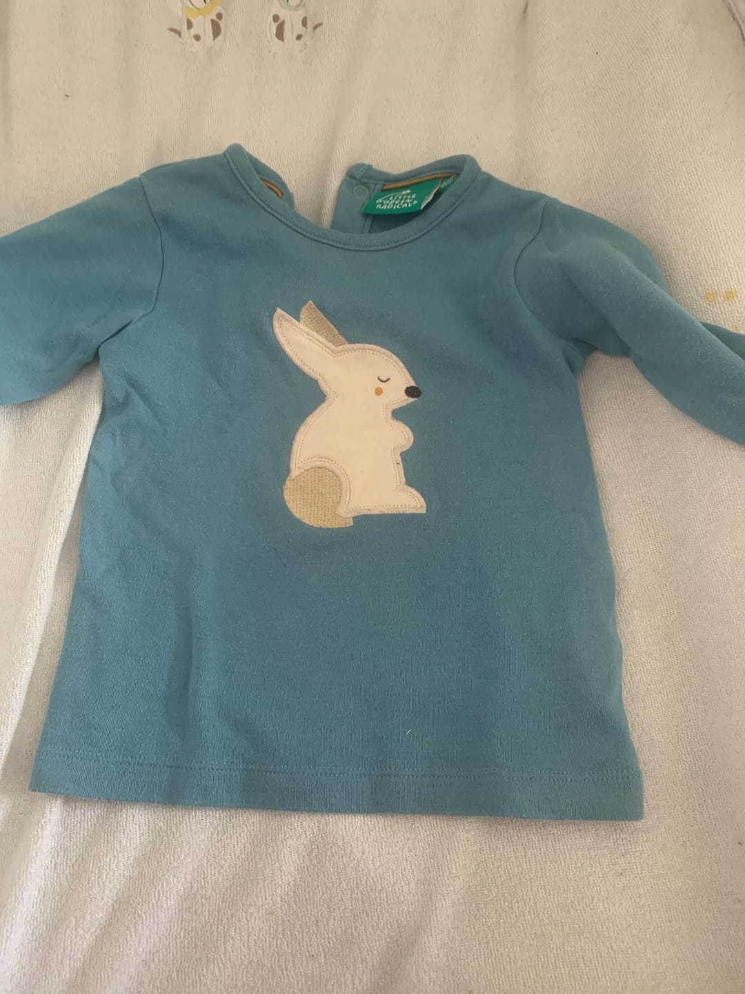 Customer photo review of Radish Rabbit Applique Long Sleeve T-Shirt