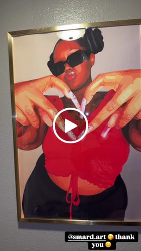 Customer video review of Custom Wall Art Piece