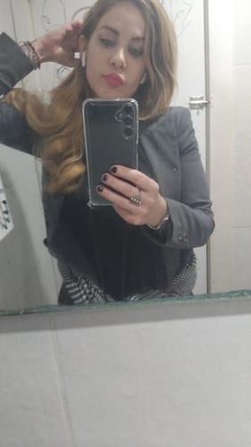 Customer photo review of Extensiones Onduladas Con Hilo Invisible y clips 50cm