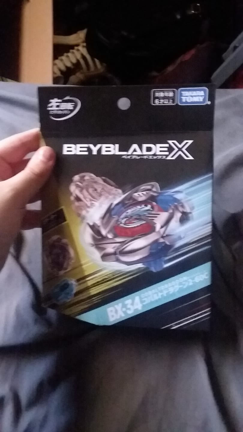 Customer photo review of Beyblade X BX-34 Starter Cobalt Dragoon 2-60 Cyclone