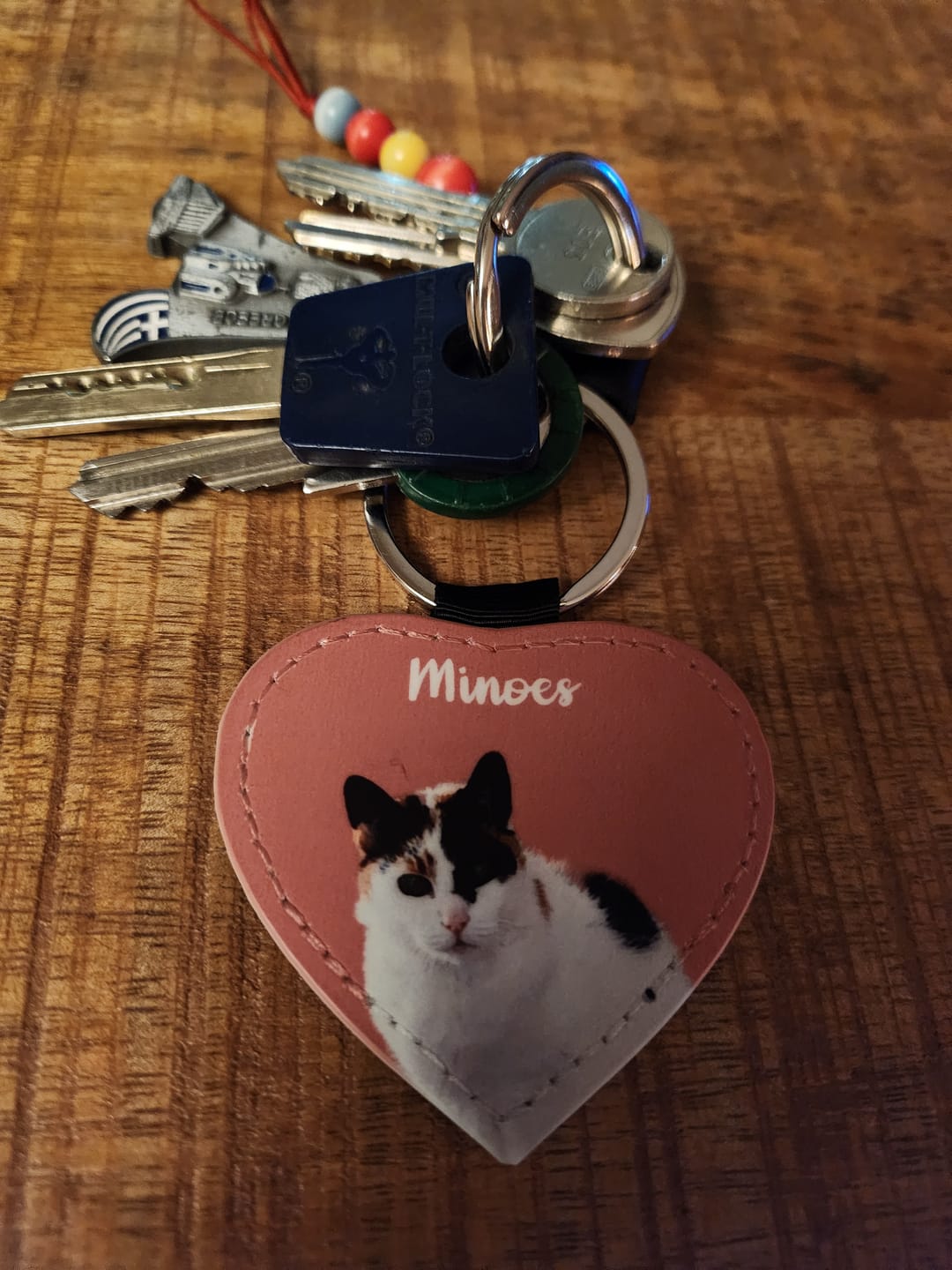 Customer photo review of Huisdier portret - Gepersonalliseerde sleutelhanger
