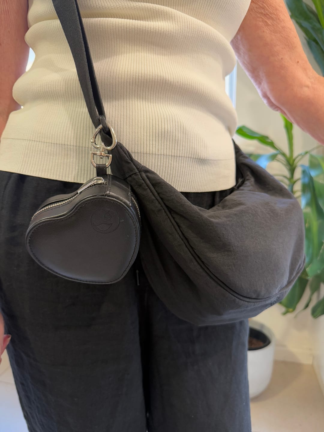 Customer photo review of Heart Clutch & Shopping Tote Bag Charm