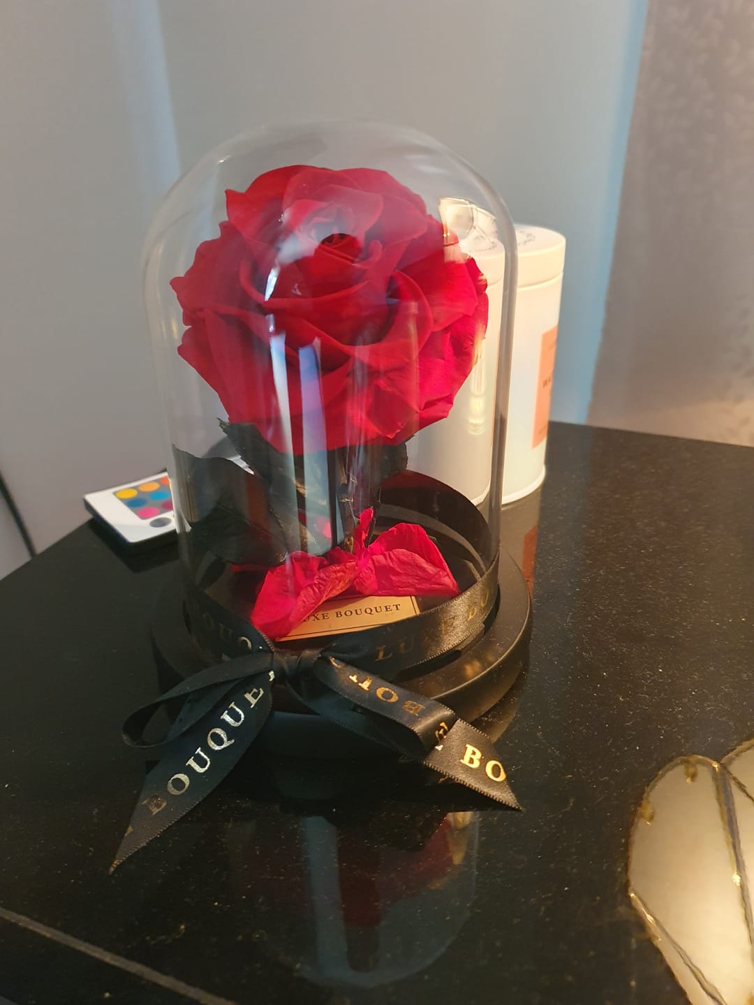 Customer photo review of Mini Everlasting Rose - Red