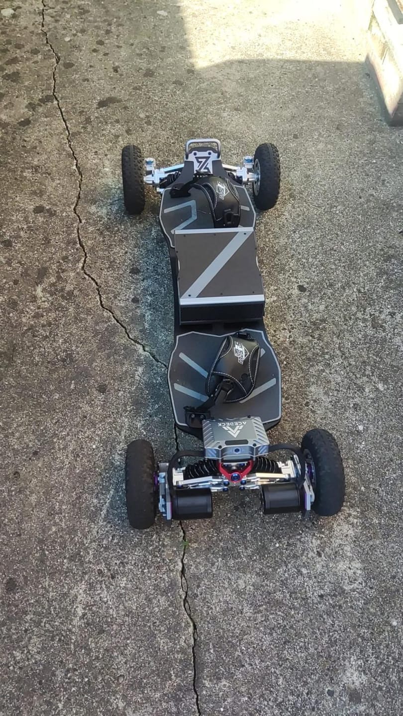 Customer photo review of Acedeck® Nyx Z3 Off-road Electric Skateboard-Exclusive Member Sale