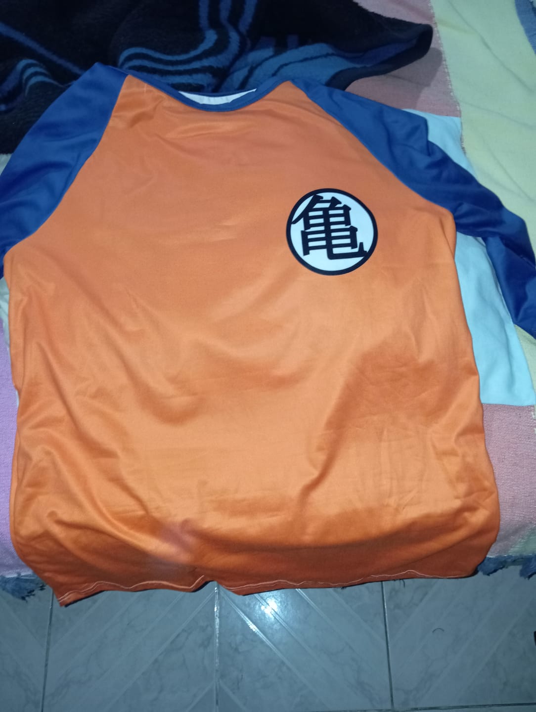 Customer photo review of Playera Pijama Ranglan Dragon Ball Oficial