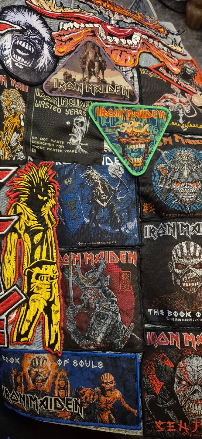 Customer photo review of Iron Maiden - Running Free - Oversize Embroidered Patch