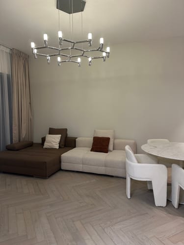 Customer photo review of Genoa Corner Sofa Set SF074- B: 2seater full back (expensive fabric)