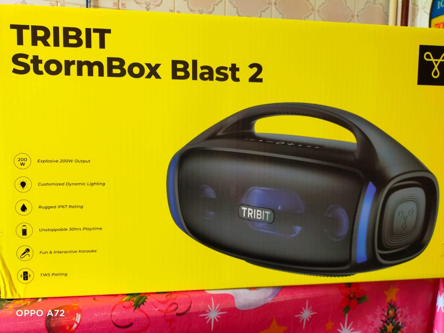 Customer photo review of TRIBIT StormBox Blast 2 Portable Bluetooth Speaker