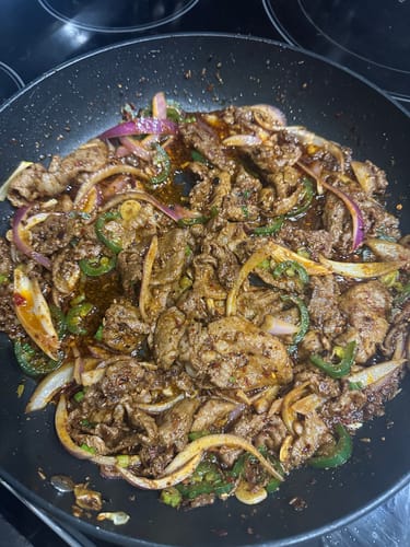 Customer photo review of [N1] Spicy Cumin Lamb Hand-Ripped Noodles Meal Kit (4 Servings)
