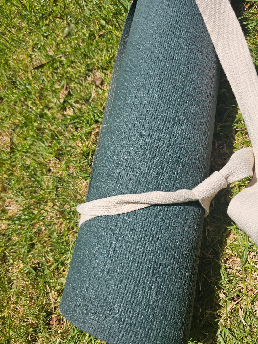 Customer photo review of Rectangle Lotus Yoga Bolster