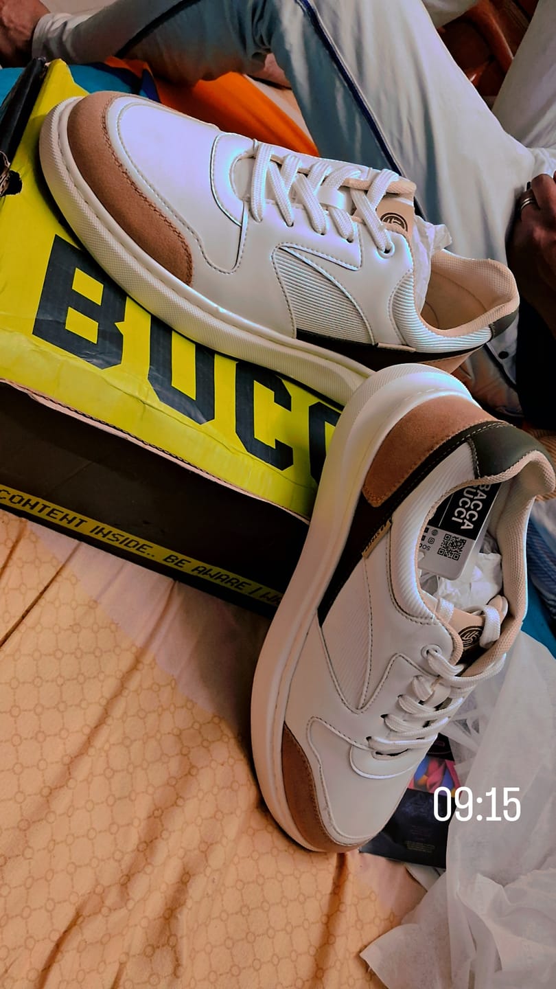 Customer photo review of Bacca Bucci Zypher Men's Low-Top Sneakers