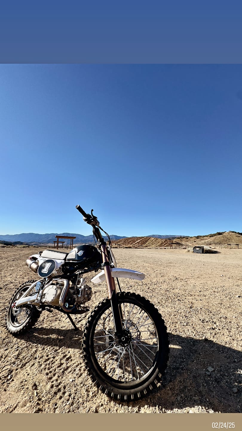 Customer photo review of Buscadero™ BSX 140 Pit Bike