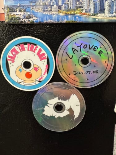 Customer photo review of BTS Solo CD Sticker Collection