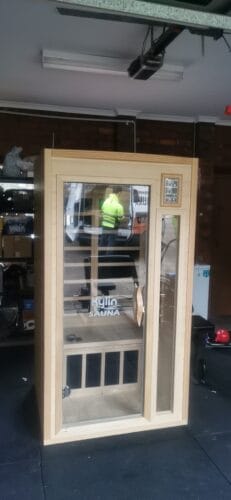 Customer photo review of Kylin Carbon Infrared Sauna 1 Person - K8106
