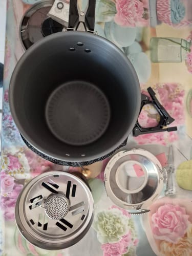 Customer photo review of Gas Kocher: Kompaktes Kochsystem für Outdoor-Aktivitäten