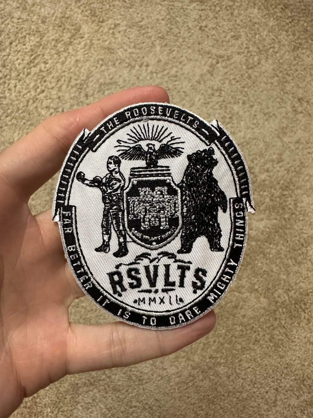 Customer photo review of "Coat of Arms" – Patch