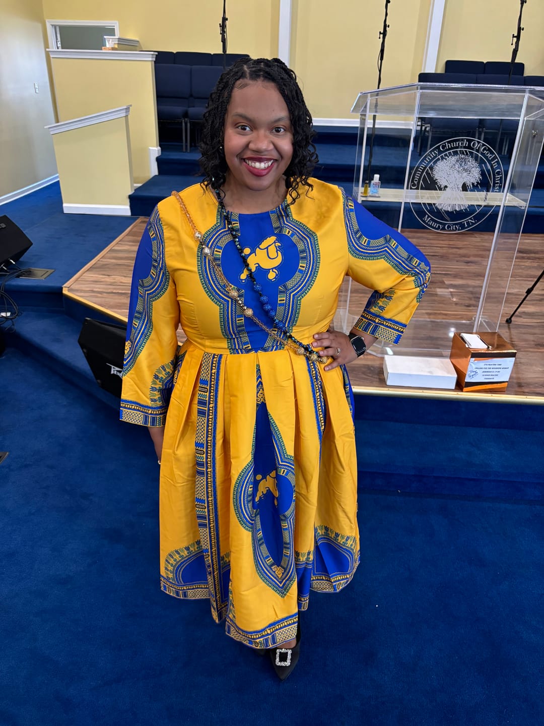 Customer photo review of Dashiki Dress- SGRHO