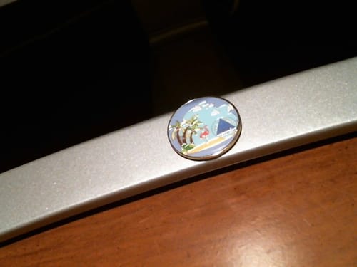 Customer photo review of 39 Year Beach Themed Specialty Tri-Plated AA Recovery Medallion - Thirty Nine Year Chip/Coin