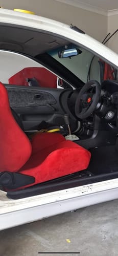 Customer photo review of Recaro SR3 Red Seat - ADR Style
