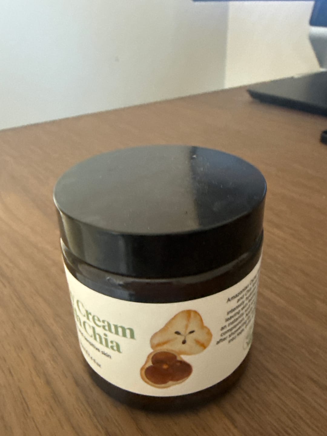 Customer photo review of Body Cream with Chia Seed Oil