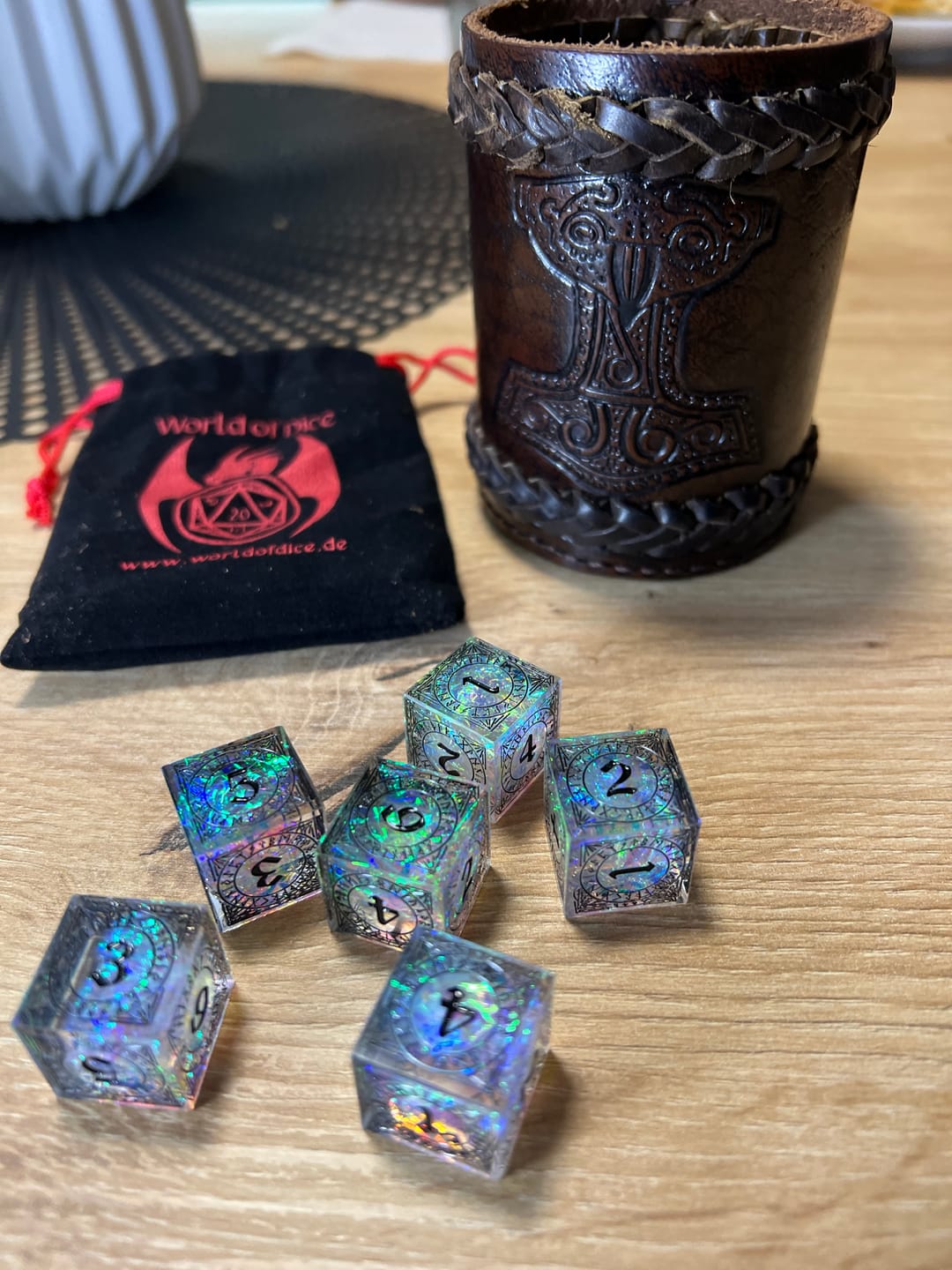 Customer photo review of Spacebreaker ornament psychodelic Einzelwürfel