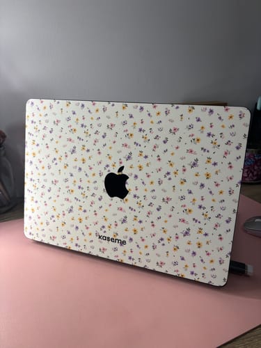 Customer photo review of Porcelain Blossom Macbook Skin