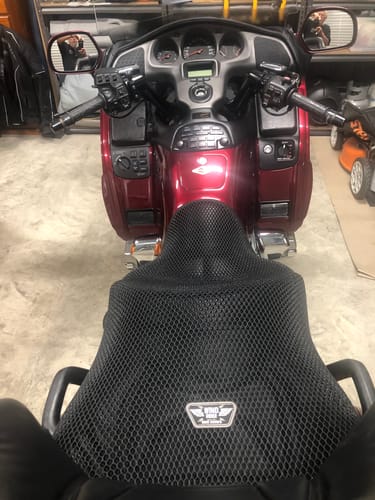 Customer photo review of Wind Rider Seat Cover
