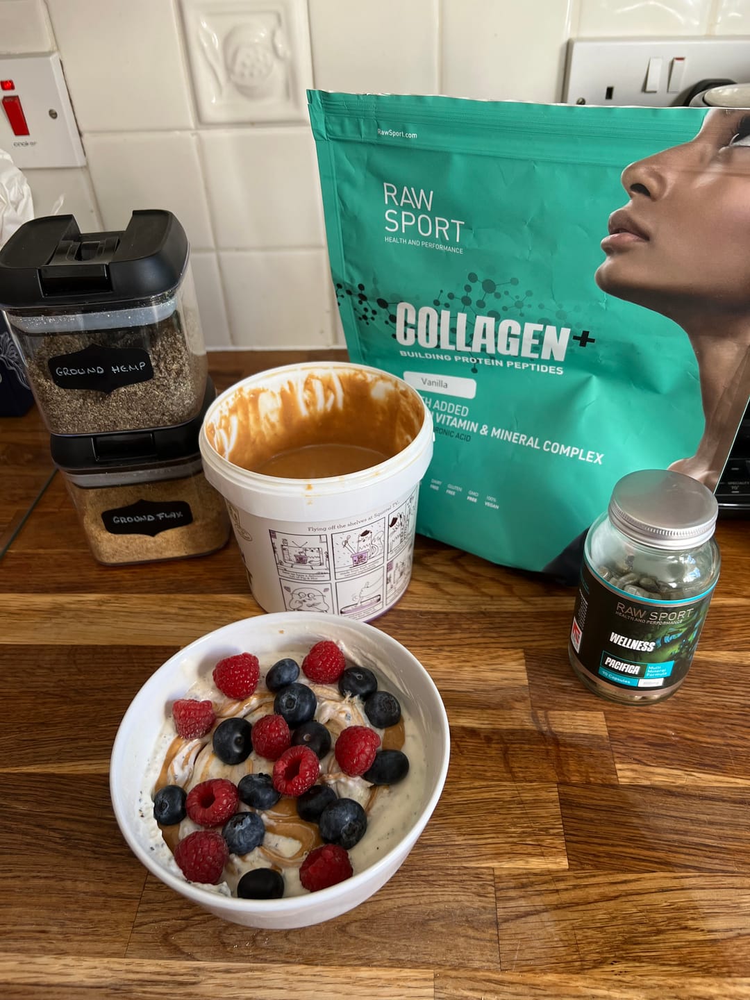 Customer photo review of Collagen Peptide Protein Powder
