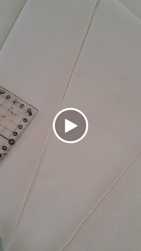 Customer video review of DUNA 0.9MM FUNDO MALHA COR BRANCO