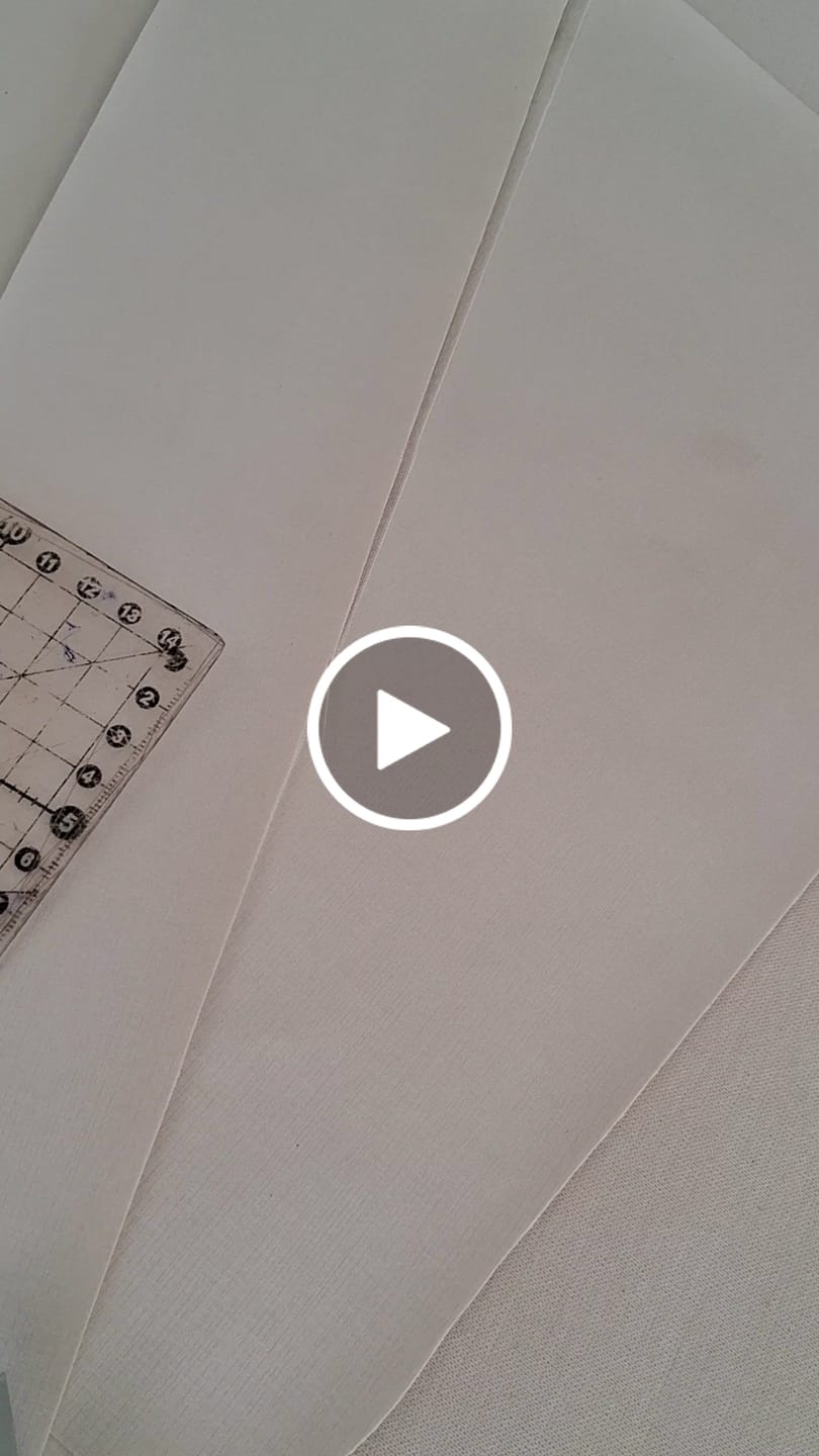 Customer video review of DUNA 0.9MM FUNDO MALHA COR BRANCO
