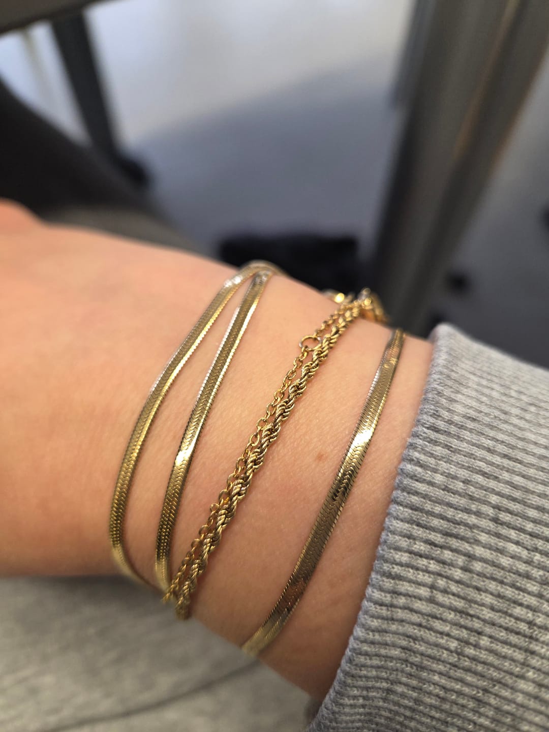Customer photo review of Lily Double Bracelet