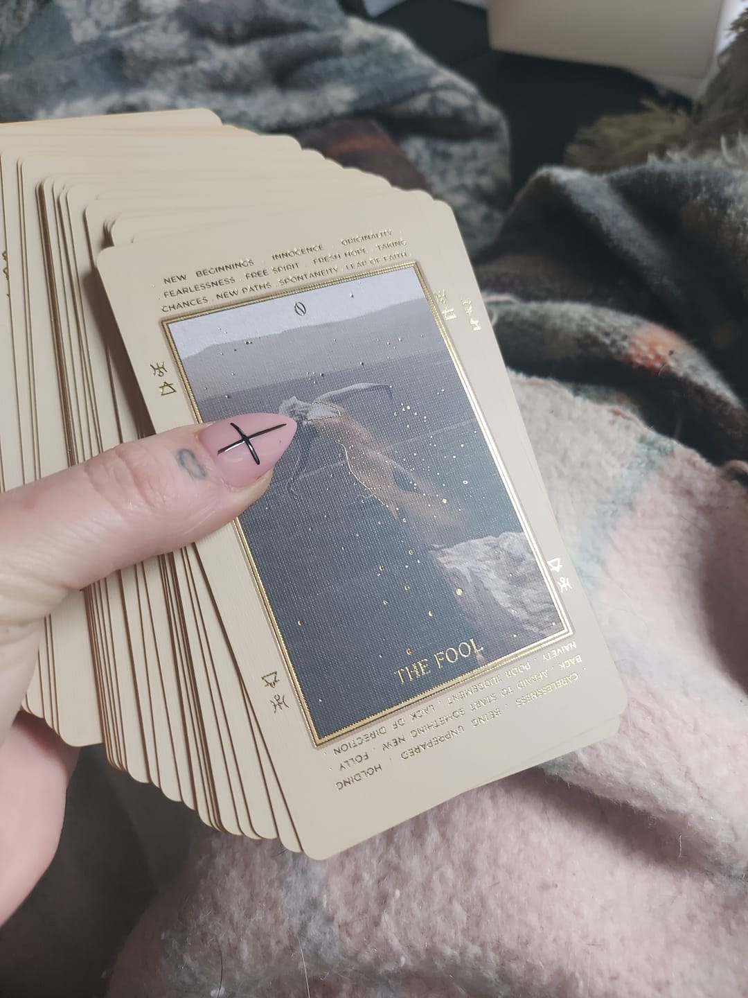 Customer photo review of Lucid Dreams Beginners Tarot • With Keywords™ {EDITION 4}