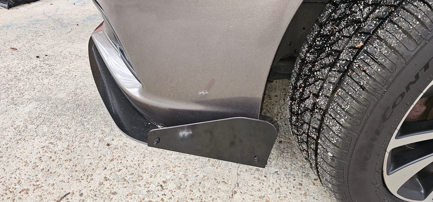 Customer photo review of DevSport Front Splitter Add-On Winglets - V1