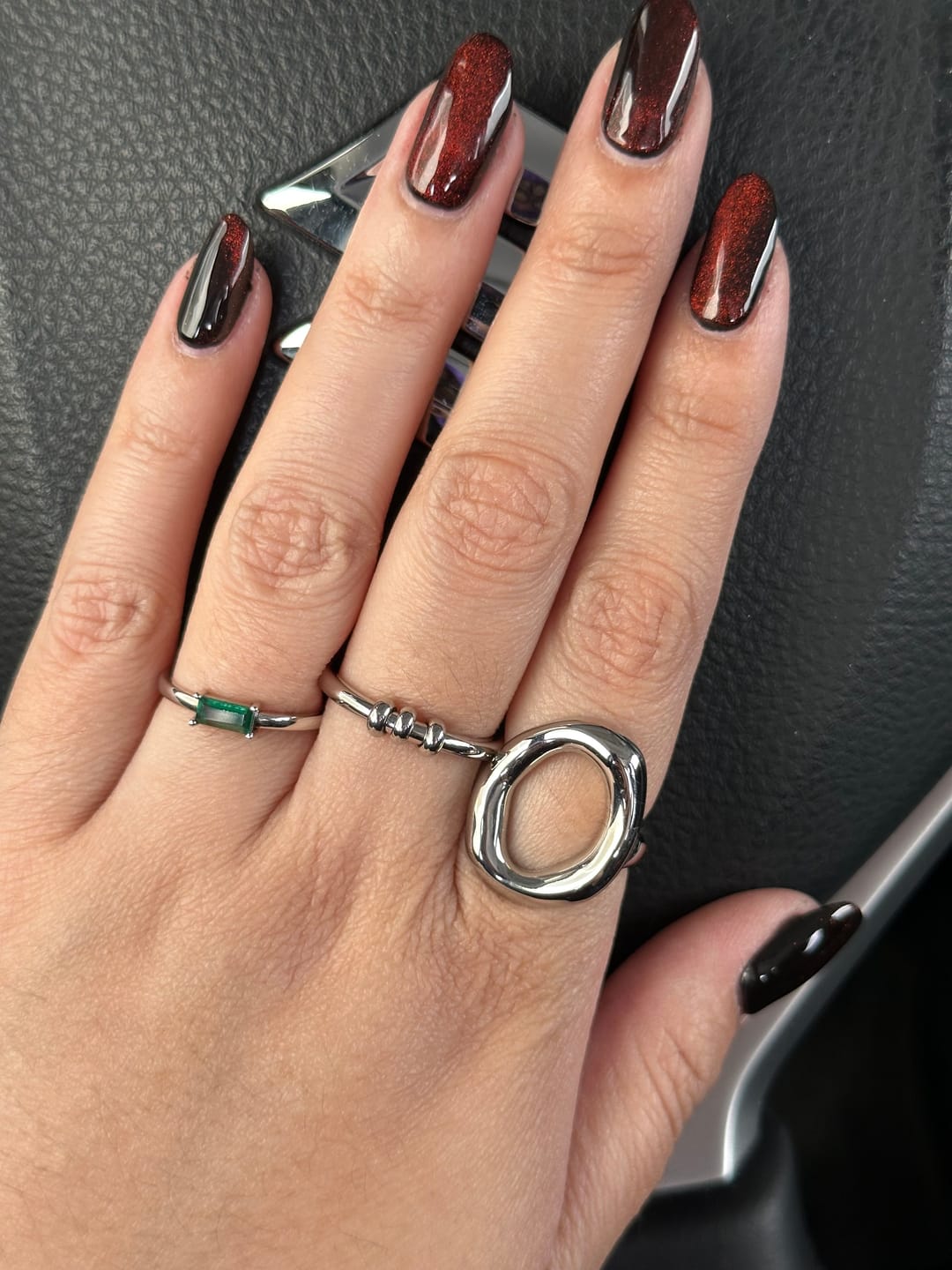 Customer photo review of Anillo Con Tres Argollas